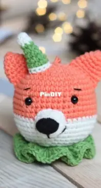 WoolnMood - Dasha Chinyakova - Christmas Tree Toy Fox