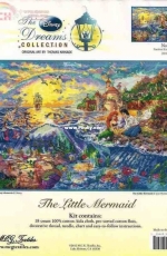M.C.G. Textiles 52507 Thomas Kinkade Disney The Dream Collection - The Little Mermaid XSD