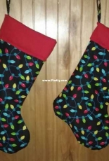 Christmas Lights Stockings