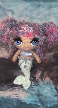 Little Girl Mermaid with lots of bling!!