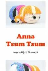 Epic Kawaii -  Anna Tsum Tsum Crochet Amigurumi Doll