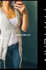 Cozy Creative Crochets - Heather Cummings - The Boho Lace Vest