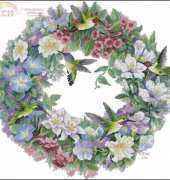 Dimensions - The Gold Collection 35132 Hummingbird Wreath XSD