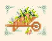 Lanarte 34145 brouette fleurs_pat