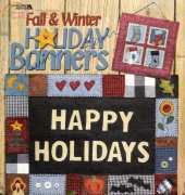 Leisure Arts-3450-Fall & Winter Holiday Banners by Holly Witt-2003