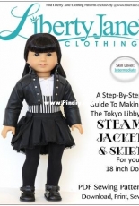 Liberty Jane Clothing - Steam Jacket & Skirt Bundle for 18" Dolls