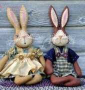 Cat and the Fiddle Designs 173 Waggedy Wabbits