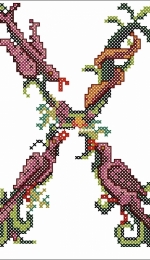 Lanarte 33373 Antique Alphabet Letter X XSD