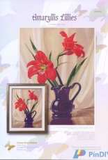 I Love CrossStitch AW-002 - Amaryllis Lillies