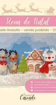 Criando Caseado - Christmas Reindeer - Rena de Natal - Portuguese - free
