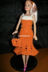Maguinda Bolsón - Daniela dress and bag set for dolls