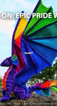 Crafty Intentions - Megan Lapp - Add-on Pride Dragon Wings