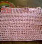 Just Plain Fun - JPF Crochet Club - Julie A Bolduc - Thermal Stitch Preemie Blanket