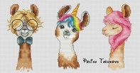 Funny llamas By Polina Tarusova