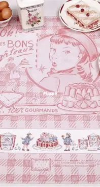 Les Brodeuses Parisiennes LBP - Torchon Les bons gâteaux - Collection Vintage