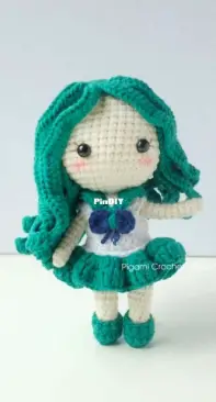 Pigami Crochet - Ý Nhi Nguyễn - Sailor Outer Scouts - Michiru Kaioh - Sailor Neptune