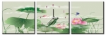 Z029 Wind lotus in dream Tryptich XSD
