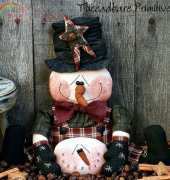 Threadbare Primitives - Shiver the Snowman