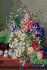 Charivna Mit  M 120 - Still life with grapes XSD