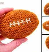 Baby's First Football by Clare Doornbos - Knit Picks Free Pattern