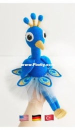 Hc Haekelzauber - Halime Civelek - Peacock Ballerina