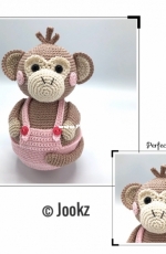 Jookz creaties - Joke Postma - Tumbler Monkey - Dutch