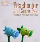Aradiya - Plants vs Zombies collection - Peashooter and Snow Pea