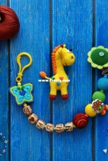 Fairy Toys - Aleksandra Konkina - Pacifier Holder Giraffe - Russian