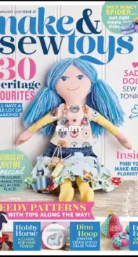 Make and Sew Toys - Issue 21 - January 2023