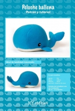 DIY Fluffies - Peluche Whale by Mariska Vos-Bolman
