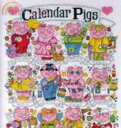Design Works 9683 - Calendar Pigs