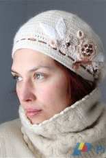 MarianneS - Marianne Seiman - Crochet Embellished Beret