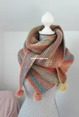 My knitting shawl