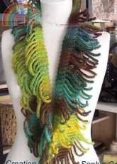 Sophie Gelfi Designs - Sophie Gelfi - Fringy circus scarf