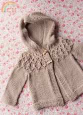 Wee Ambrosia Cardigan by Gudrun Johnston /Quince & Co.