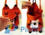 Hello Happy - Lisa -  Kawaii Fox Crossbody Bag