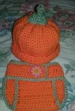 Pumpkin baby set