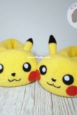 Crochet with Lir - Lir Shilton - Pikachu slippers