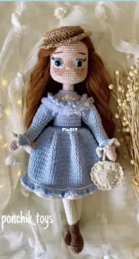 Ponchik Toys - Didem Nazlı - Anne Shirley in Blue - Mavili Anne Shirley - Turkish