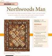 Terry Albers-Northwoods Man-Free Quilt Pattern