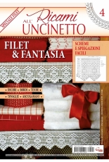 Ricami all Uncinetto Issue 4 - 2016. Crocheting - Italian with charts