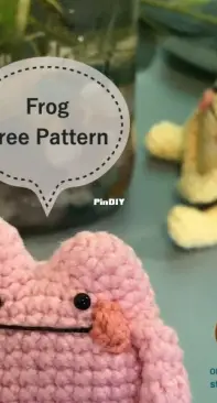 Stay Okay Designs - Ms. Tina crochet - Frog - Chinese & English - Free