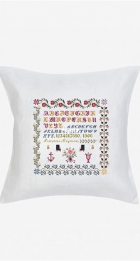 DMC 11159-22 - Collection Musée - Au Fil du Temps - Joséphine Sampler by Thérèse de Dillmont - Free