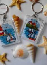 All at Sea Greeting Card Cross -Permin 17-9174/17-9175