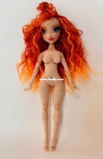 Tiny Lovely Dolls - Julia Myazina / Myzina - Ginger Doll Base Body and ankle boots