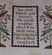 Use What Talents You Possess