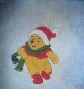winnie in snow