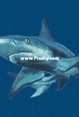 Cross stitch.com Shark