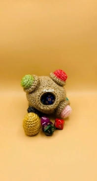 Fable crochet - Amigurumi Alchemy Jug Dice Bag - English