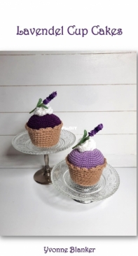 Yvonnes Crochet Art - Yvonne Blanker - Lavender Cup Cakes - Lavendel Cup Cake - Dutch